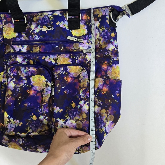 Baggallini All Set 3 in 1 Tote Backpack Travel Bag RFID-blocking technology - Picture 15 of 15